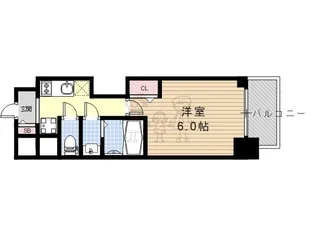 プレデコート天王寺EAST【4階】の間取り
