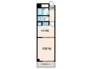 Aフラット【3階】の間取り