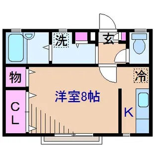 プラスパー【1階】の間取り
