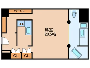 Princess Hime Luxury Suite【8階】の間取り