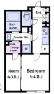 Laviere新板橋【4階】の間取り