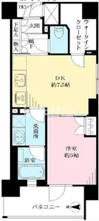 ルーシア京都烏丸御池【7階】の間取り