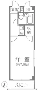 カオパレス ナンバー18【3階】の間取り
