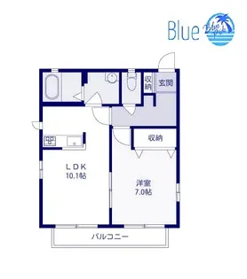 ラルジュ鎌倉【2階】の間取り