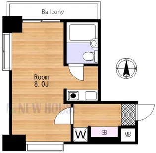 ライオンズマンション神楽坂第6【3階】の間取り