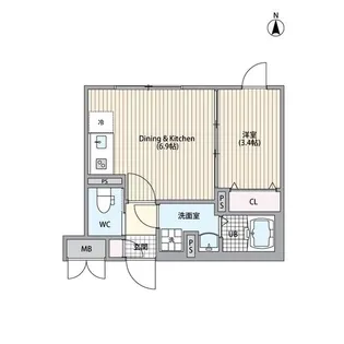 Sunflower Garden【3階】の間取り