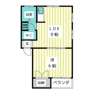 ちんから峠【1階】の間取り