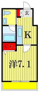 シャンポールIII【7階】の間取り