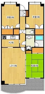 UCレジデンス小沢町【8階】の間取り