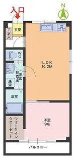 コーポ石川【2階】の間取り