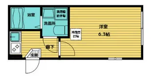 セゾン・ド・シュシュ【1階】の間取り