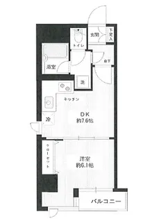 カスタリア新宿御苑【12階】の間取り