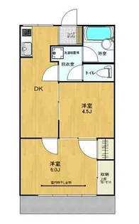 ハイツ柿澤【1階】の間取り