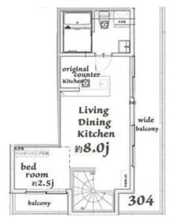 フォレスタ雪谷【3階】の間取り