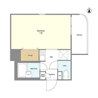 ミリアレジデンス御茶ノ水【3階】の間取り