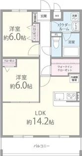 サンヴィラ24【1階】の間取り