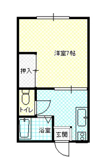 レディーヒル南光台【2階】の間取り