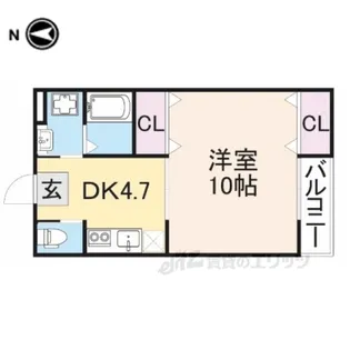 ロイヤルクレスト【1階】の間取り