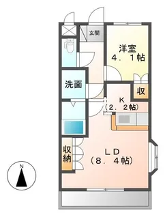 アレグリア【2階】の間取り