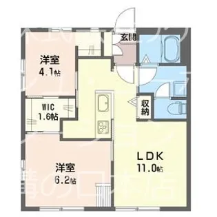 ファミールK【1階】の間取り