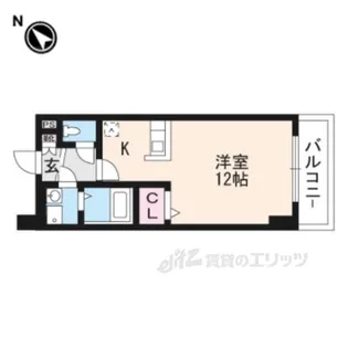 サニーサイドテラスK【7階】の間取り