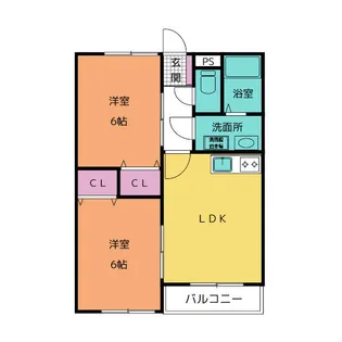 ストークハイツ志茂【1階】の間取り