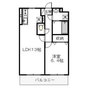 エフ プラッツ【3階】の間取り
