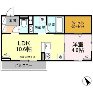 グランパセオ【3階】の間取り