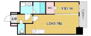 アプリーレ西本町【12階】の間取り