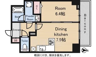 メインステージ錦糸町7ラピス【3階】の間取り