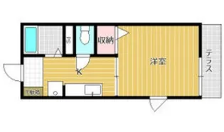 エクセル稲川【1階】の間取り
