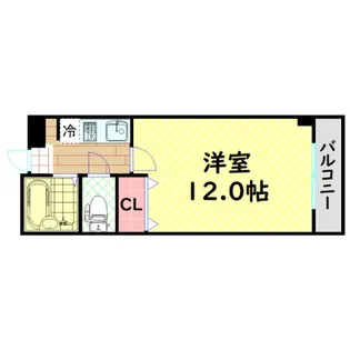 サンプラザ浪速I番館【1階】の間取り