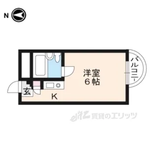 ラ・フェスタ牧野【1階】の間取り