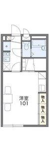 レオパレス吉春II【2階】の間取り