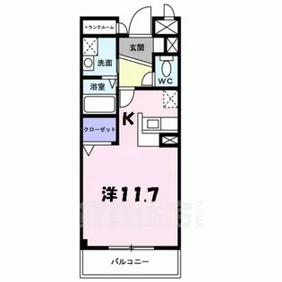 クラールオストベルグ1【2階】の間取り