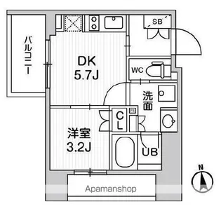 nido SHIN-OKACHIMACHI【5階】の間取り