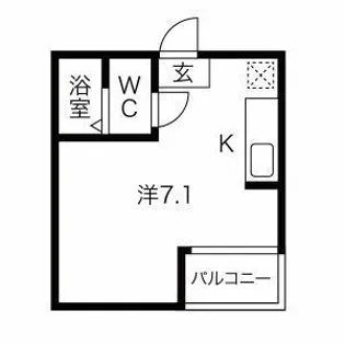 Maison MEDALIA【1階】の間取り