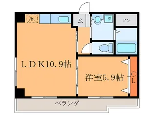 SEASONS【5階】の間取り