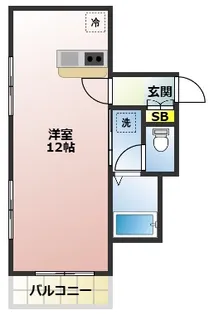 松本ハイツ【1階】の間取り