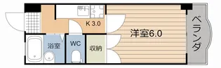 ヨーロピア高麗【8階】の間取り