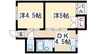 Jiro淡路【2階】の間取り