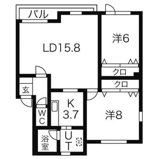 メゾン・ド・コナ【3階】の間取り