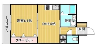 浪速コート【3階】の間取り