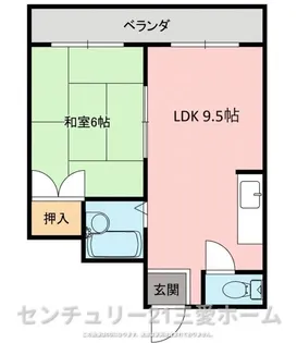 エグゼ渕江【2階】の間取り