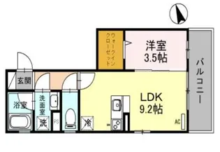 セルファ メゾン 三田【3階】の間取り