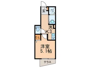 celeste【1階】の間取り