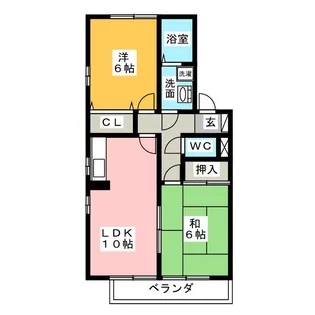 フローラM【1階】の間取り