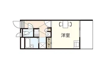 レオパレス大空【2階】の間取り
