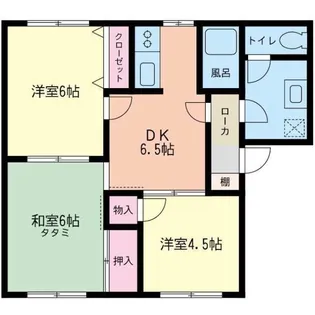 フレグランスF【2階】の間取り