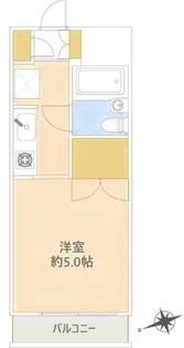 ペガサスマンション生田【1階】の間取り